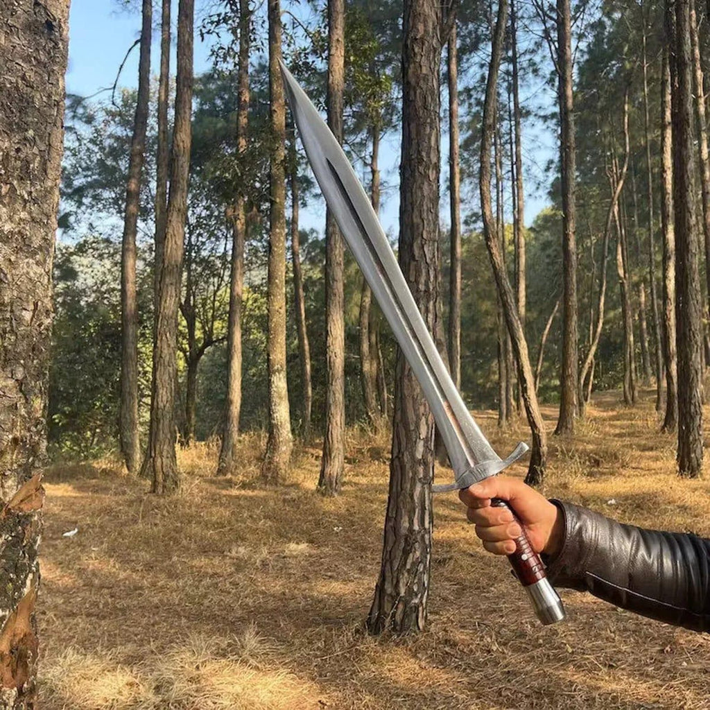 Handmade High Carbon Steel Sword: Decorative Viking Gift