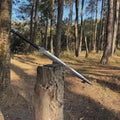Handmade Viking Sword: High Carbon Steel, Black Wrapped Handle