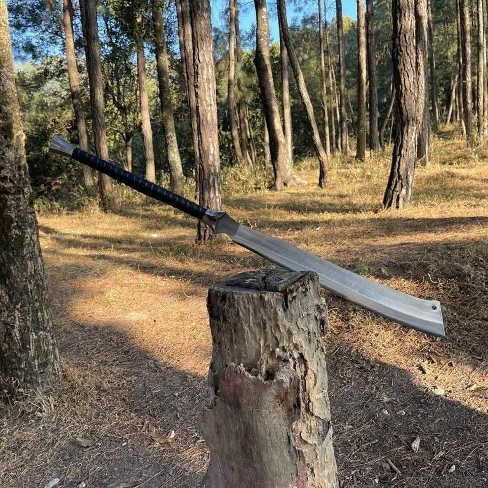Handmade Viking Spear – High Carbon Steel | 35 Inch Total Length | Christmas Gift for Him