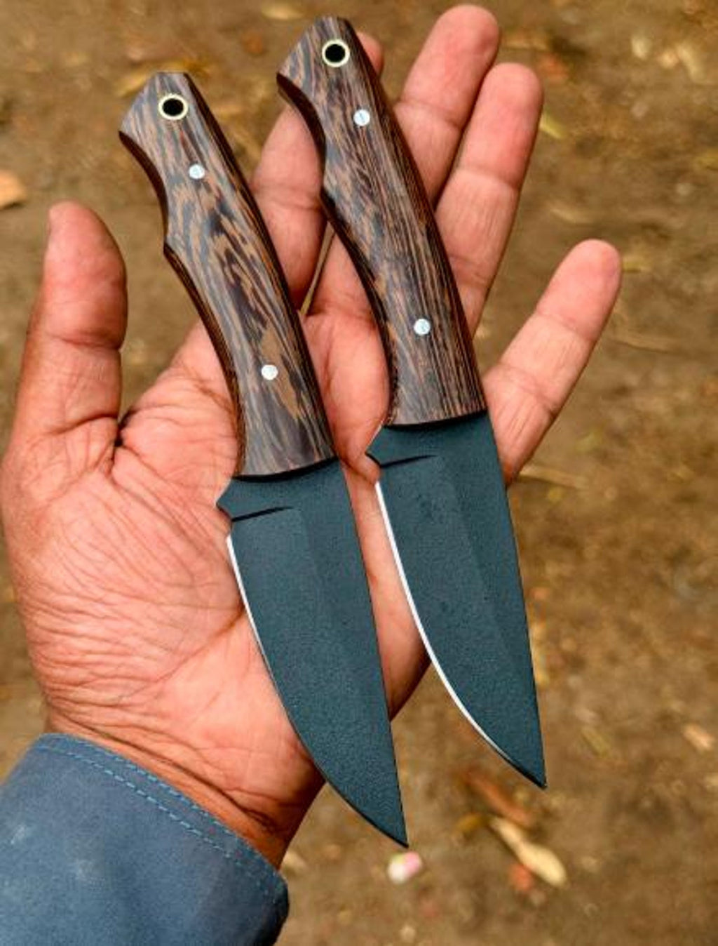Handmade Damascus Steel Blank Blade – 34 Total Length for Sword Making Craft Supply