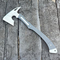 Handmade Tactical Hatchet Axe – High Carbon Steel, Micarta Handle, Leather Sheath Tool